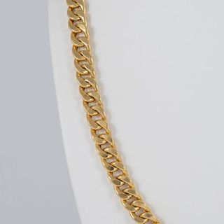 Cadena barbada de oro 18k 750 60cm