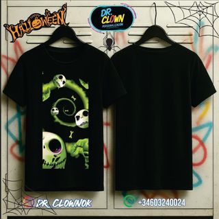 Camiseta Halloween diferentes talles