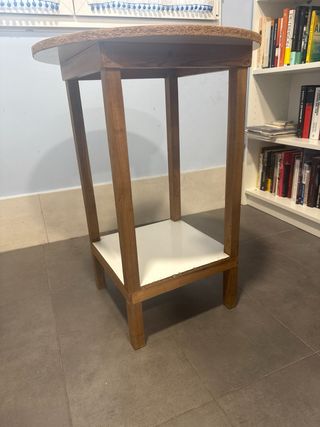 SE REGALA Mesa camilla redonda madera 55cm