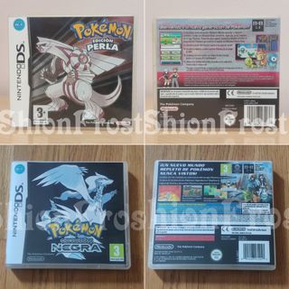 2 Cajas Pokémon Edición Negra + Perla