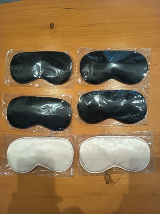 Antifaz Terciopelo Negro/Rosa - Nuevos