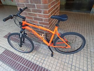 Bicicleta Montaña Naranja Btwin