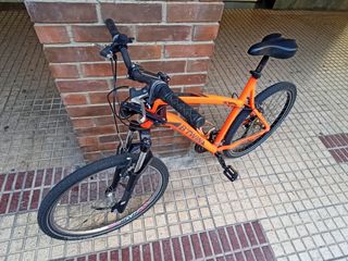 Bicicleta Montaña Naranja Btwin