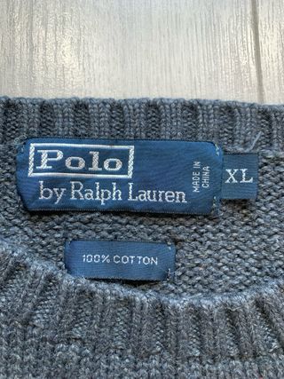 Jersey Ralph Lauren Gris Oscuro 