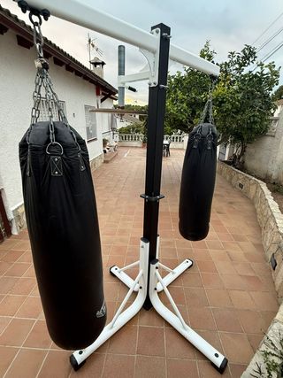 Estructura de sacos de boxeo