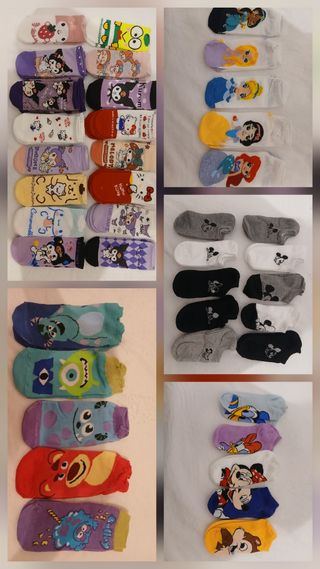 Calcetines divertidos personajes varios