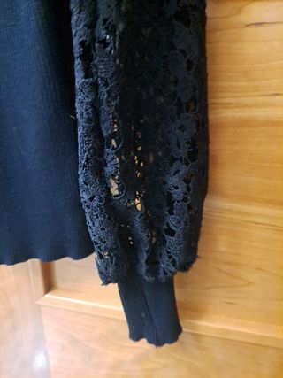 Camiseta fiesta ELSA.M encaje mangas M/38