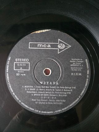 Vinilo Osibisa - Woyaya