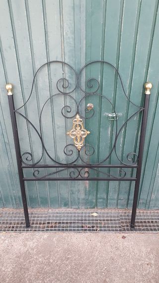 Cabecero rustico de hierro - 95 cms