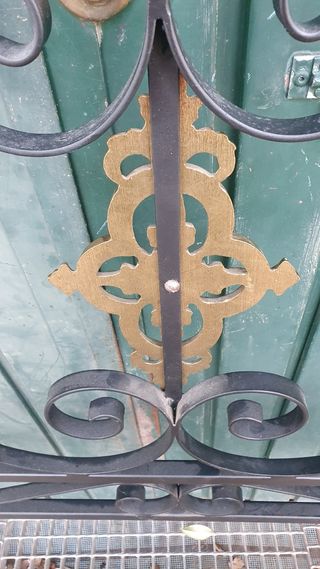 Cabecero rustico de hierro - 95 cms