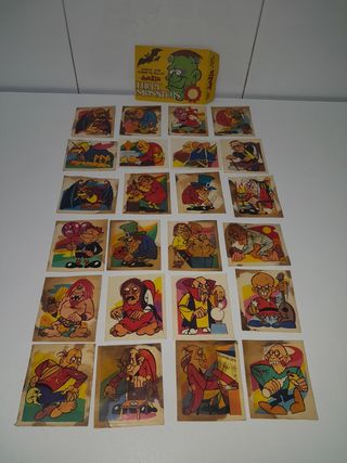 LOTE CROMOS HIPPIE MONSTERS. Dunkin