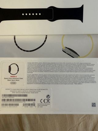 Apple Watch Series 5 GPS + LTE Negro 99% salud bat