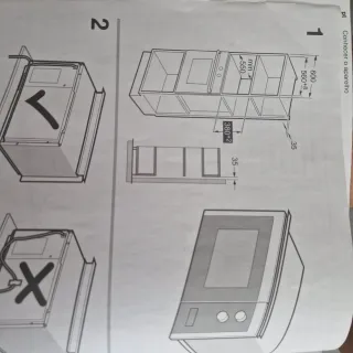Microondas integrable Balay blanco 900W