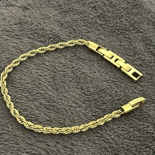 Pulsera Cordón Oro Laminado Hombre