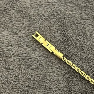 Pulsera Cordón Oro Laminado Hombre