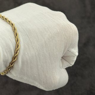 Pulsera Cordón Oro Laminado Hombre