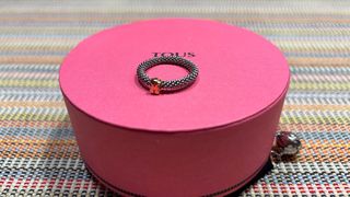 Anillo Tous Acero y Oro 18k Oso