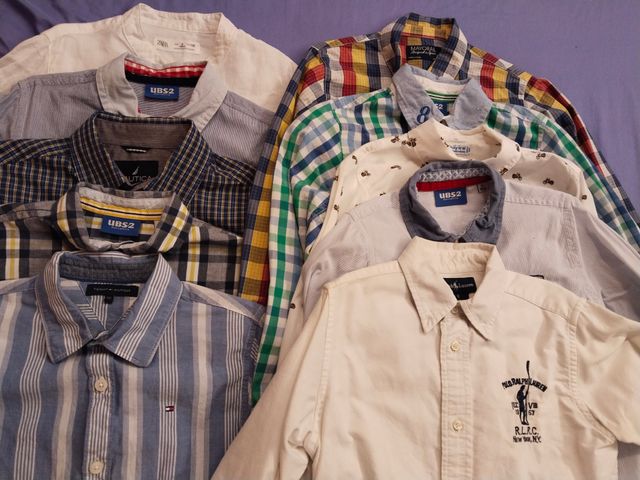 Lote 10 camisas niño Talla 6