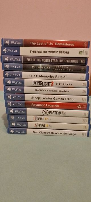 Lotto Giochi PS4 da Collezione pari al nuovo 
