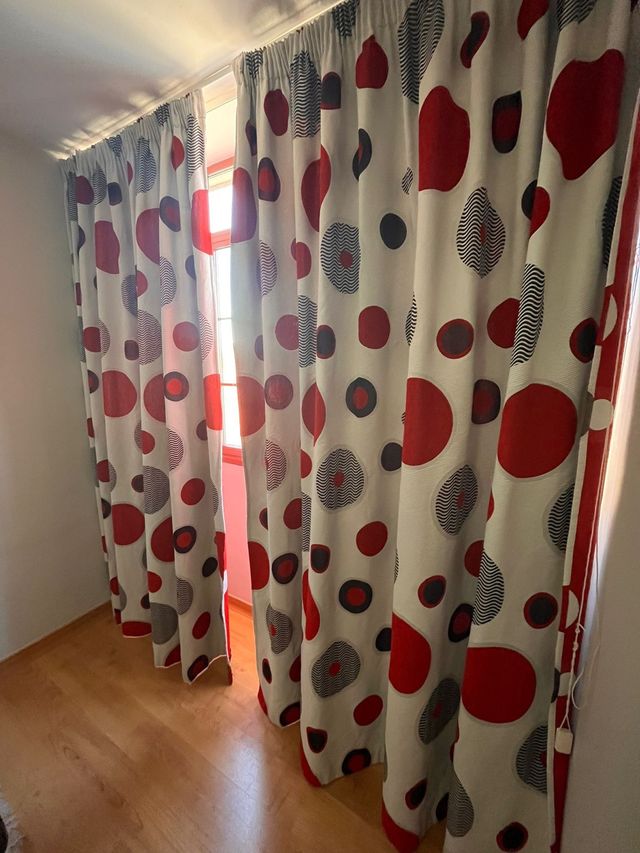 Cortinas modernas estampadas
