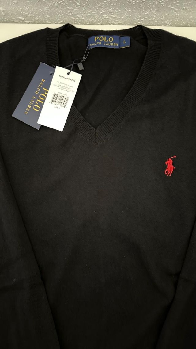 Jersey Polo Ralph Lauren Negro Talla L