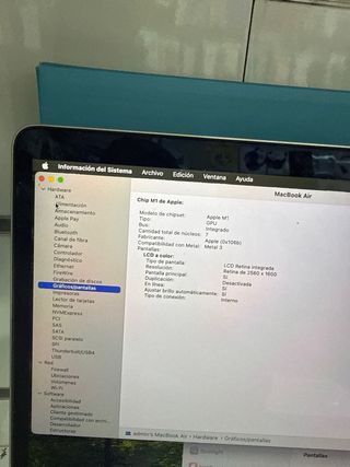 MacBook Air M1 2020 8/256GB