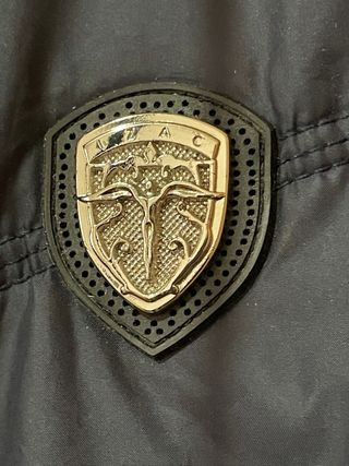 Chaqueta con capucha Izac azul
