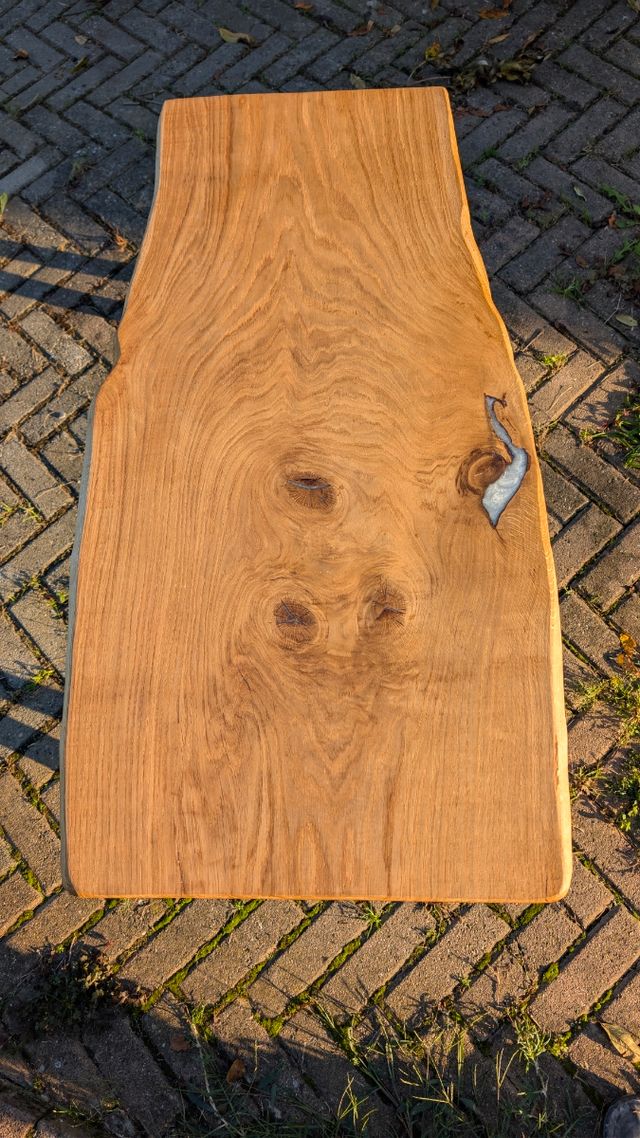 Tavolo Rovere Massello e Resina