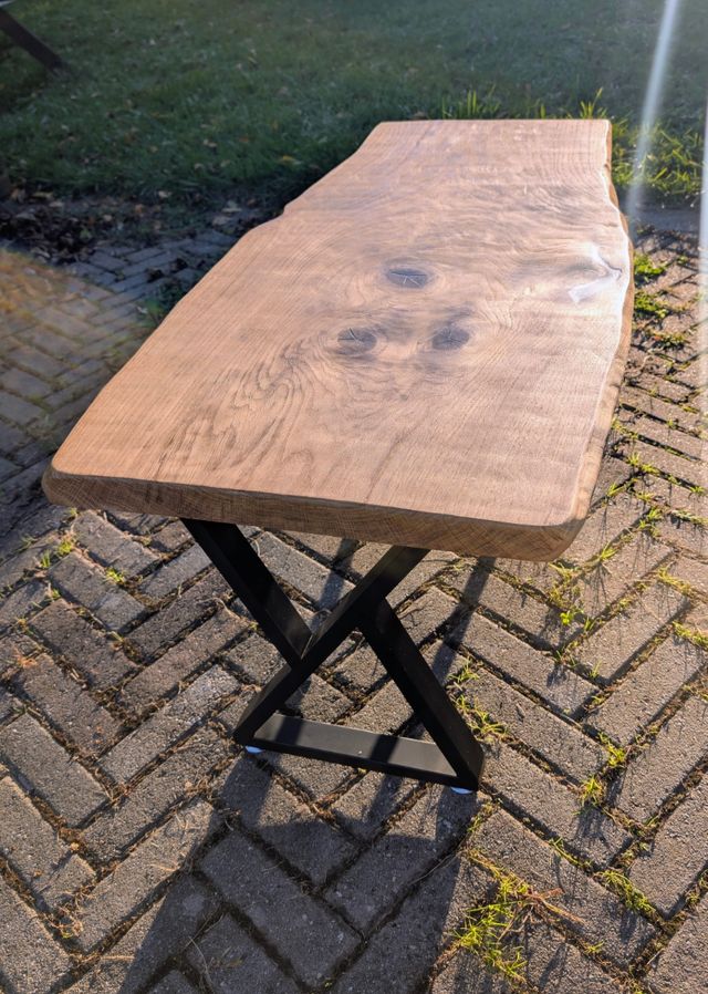 Tavolo Rovere Massello e Resina