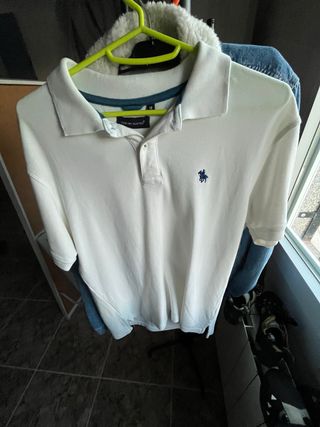 Polo TOMMY HILFIGER blanco Talla M