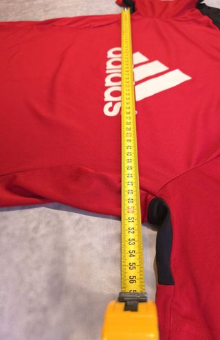 Camiseta Adidas Roja con Logo Blanco Ref-31400