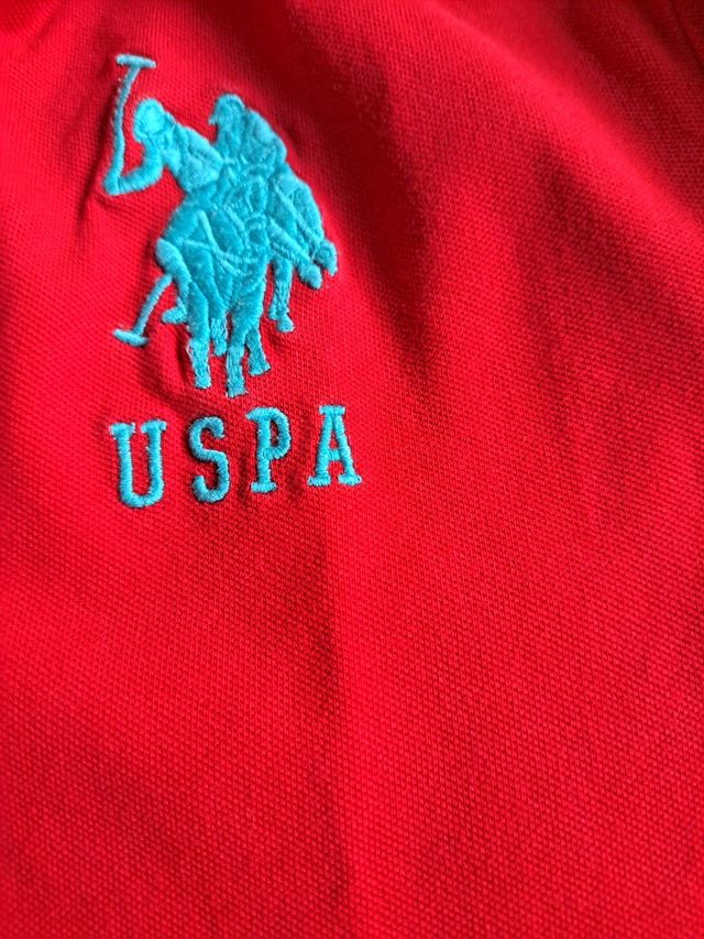 Polo de mujer de U.S. Polo Assn. Rojo