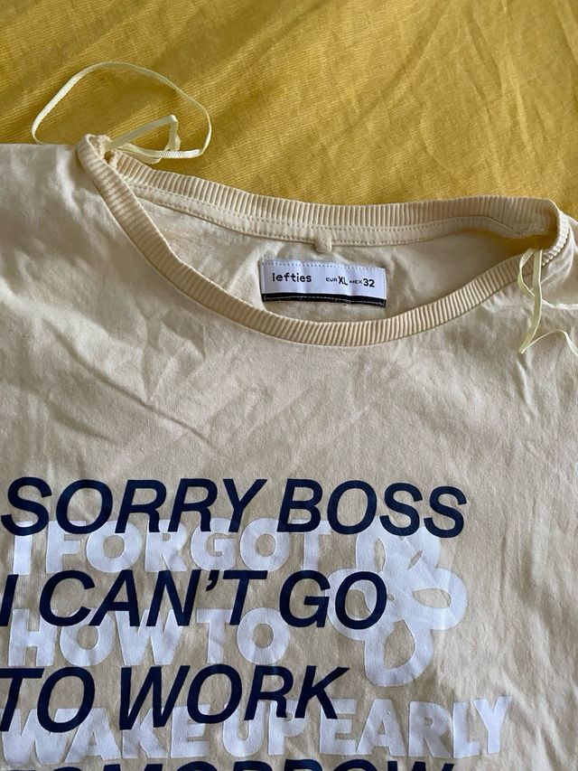 Camiseta Sorry Boss Not Now