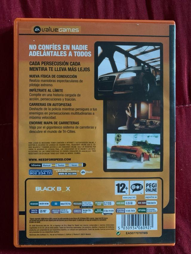 Need for Speed Undercover PC DVD