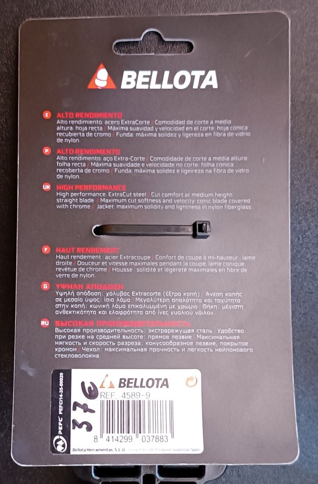 Serrucho poda Bellota japonés recto