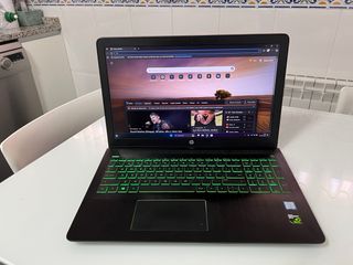 HP i7 16GB RAM SSD Negro/Verde
