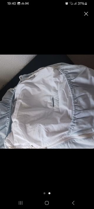 Funda capazo/carro bebé azul