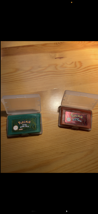 Pokemon Rojo Fuego y Verde Hoja GBA