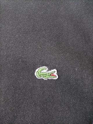 Sudadera Lacoste Negra Talla M