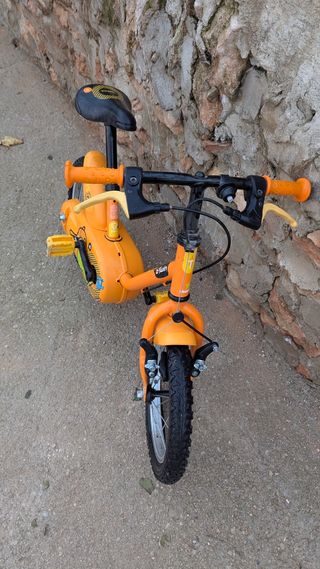 Bicicleta infantil 14'' naranja