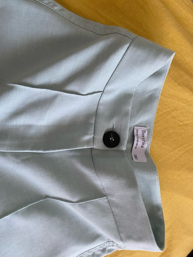 Pantalón de vestir verde azulado