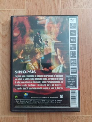 Película DVD original Ted Bundy, asesino en serie.