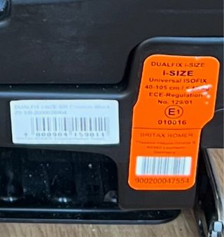 Silla Coche Britax Römer Dualfix i-Size