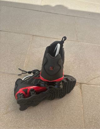 Nike Shox R4 Talla 42.5 Negras Rojas
