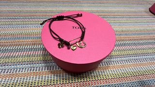 Pulsera Tous Plata Chapada Cordón marrón