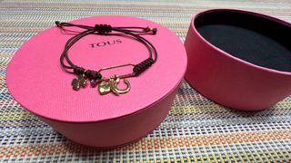 Pulsera Tous Plata Chapada Cordón marrón