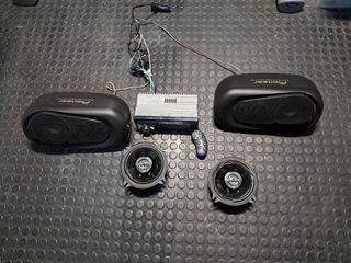 Altavoces JVC y Pioneer