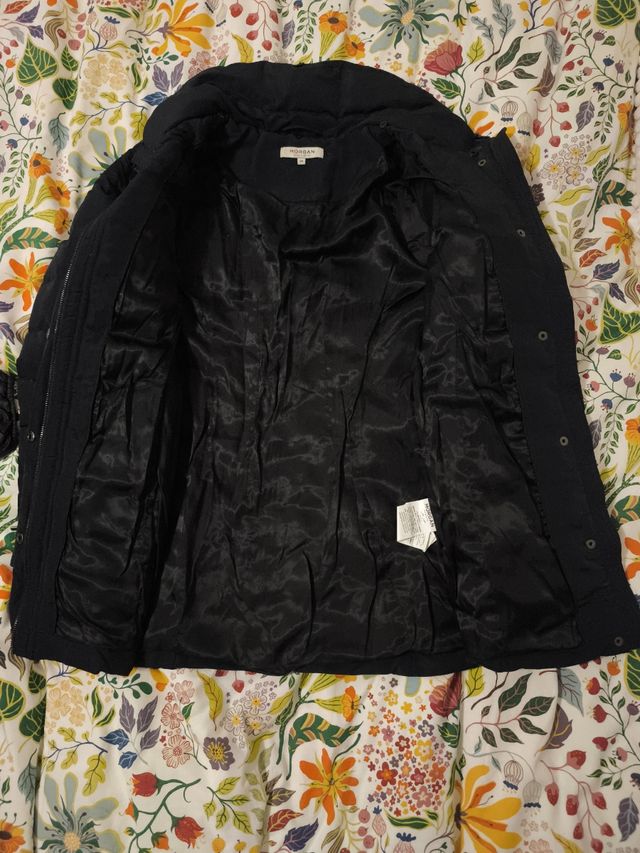 Abrigo Morgan Negro Mujer