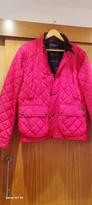 Abrigo acolchado Polo Ralph Lauren rojo