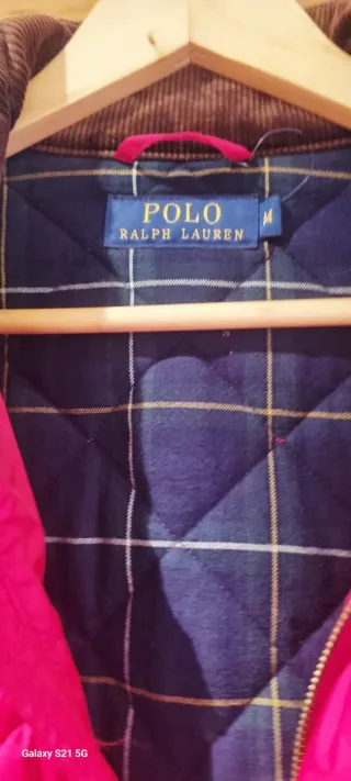 Abrigo acolchado Polo Ralph Lauren rojo